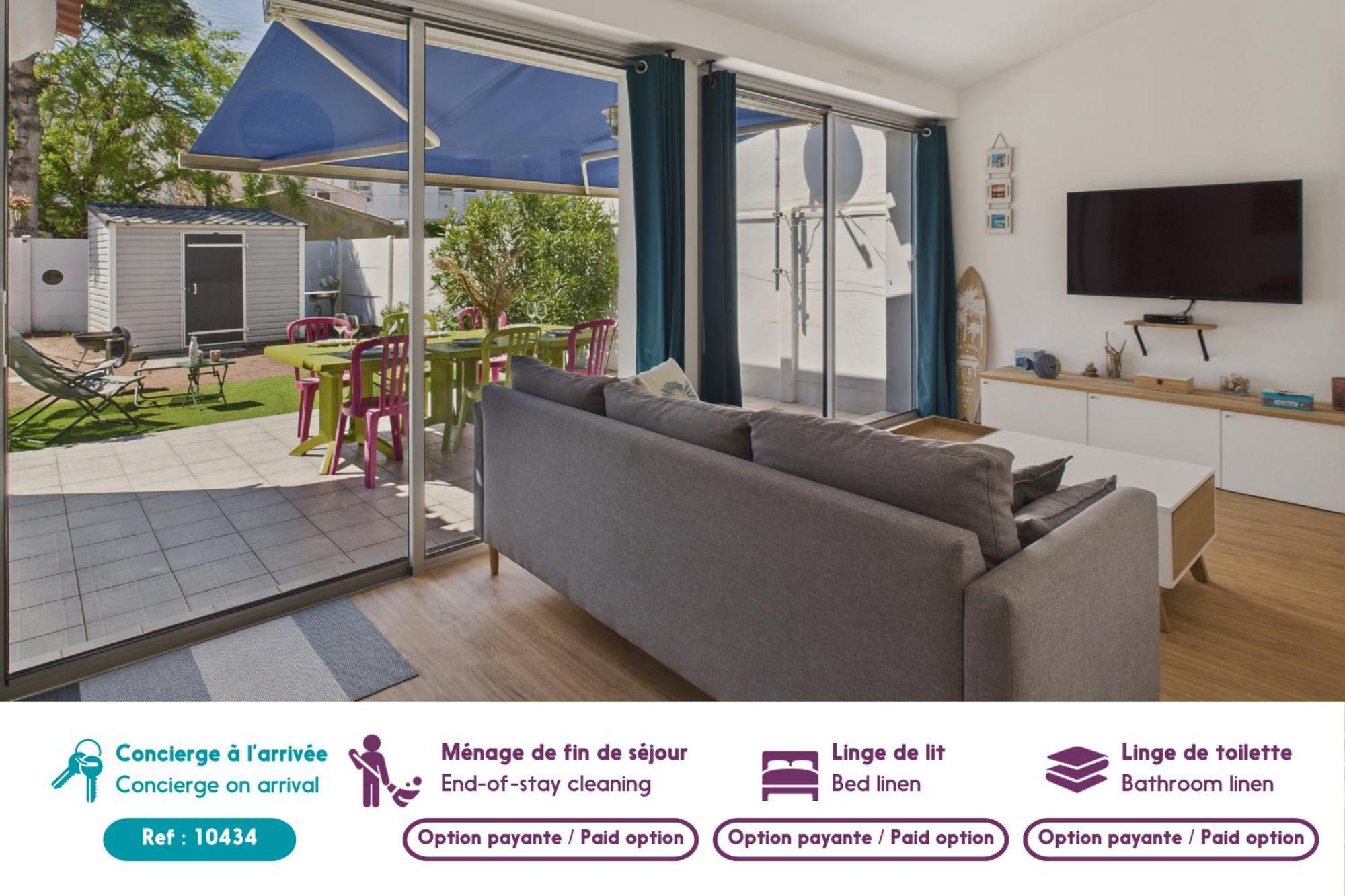 Entre Coeur De Ville Et Plage, Maison Pour 8 Saint Gilles Croix de vie Εξωτερικό φωτογραφία